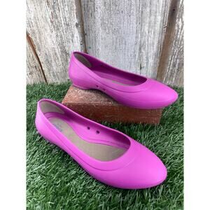 CROCS Lina Magenta Ballet Flats Women's 6